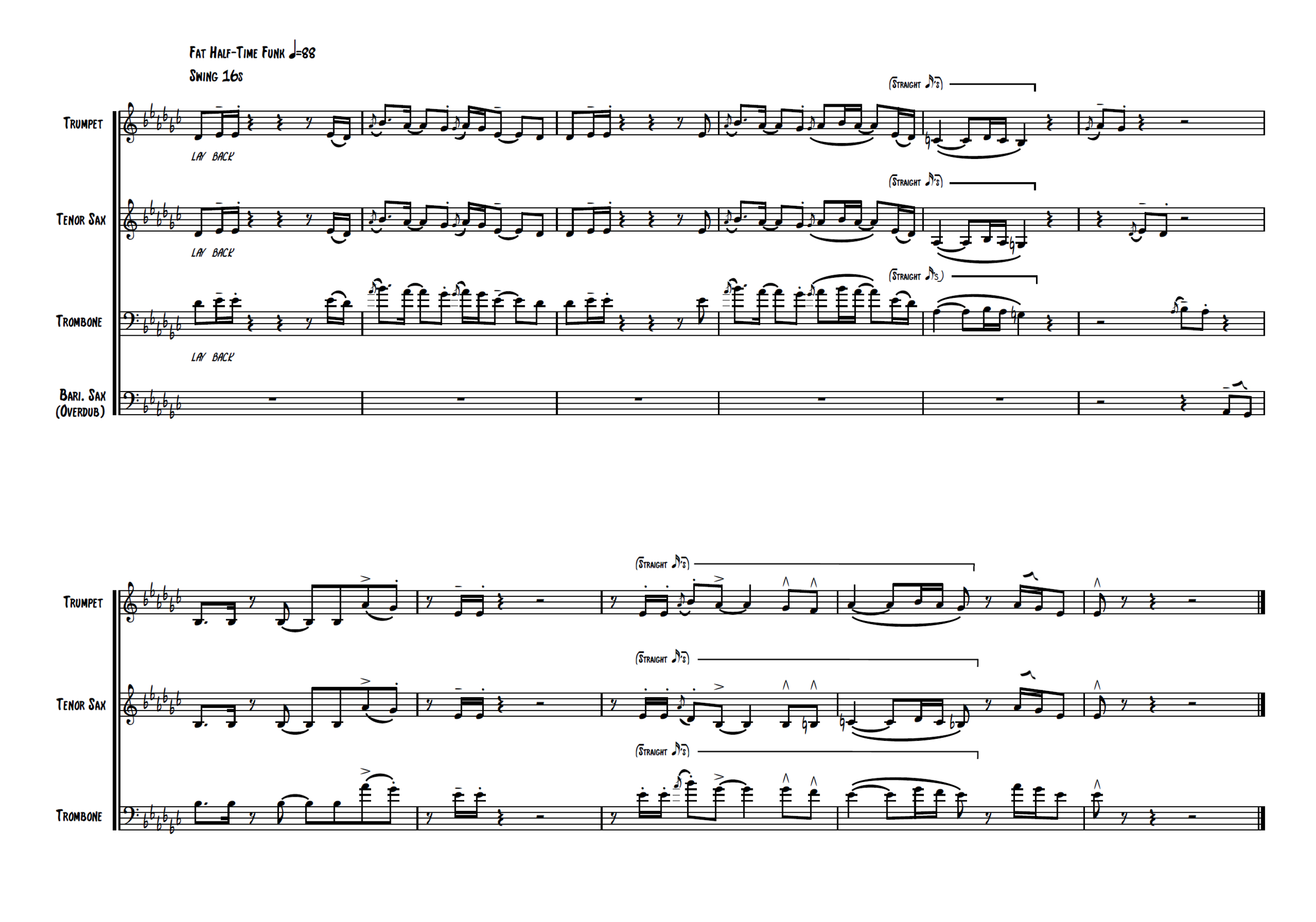 Big Band Arranging | 21 | Writing Horns For Pop Songs — Evan